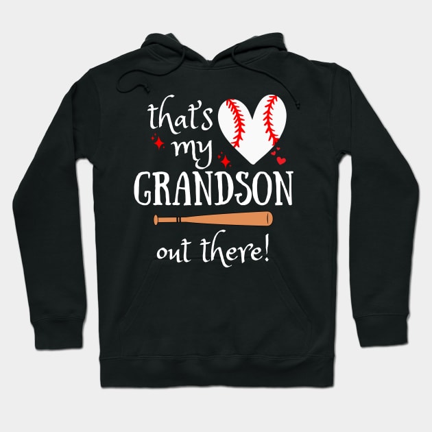 Baseball Grandma: That's My Grandson Sport Lover Hoodie by Orth